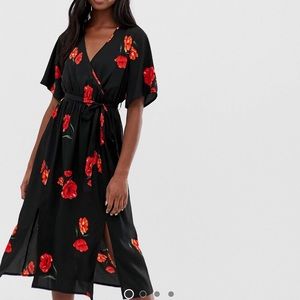 ASOS Influence Floral Dress